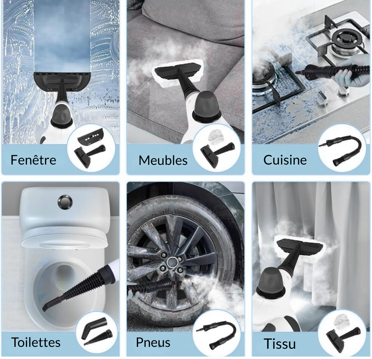 Nettoyeur Vapeur Minoa-Fini les produit toxiques