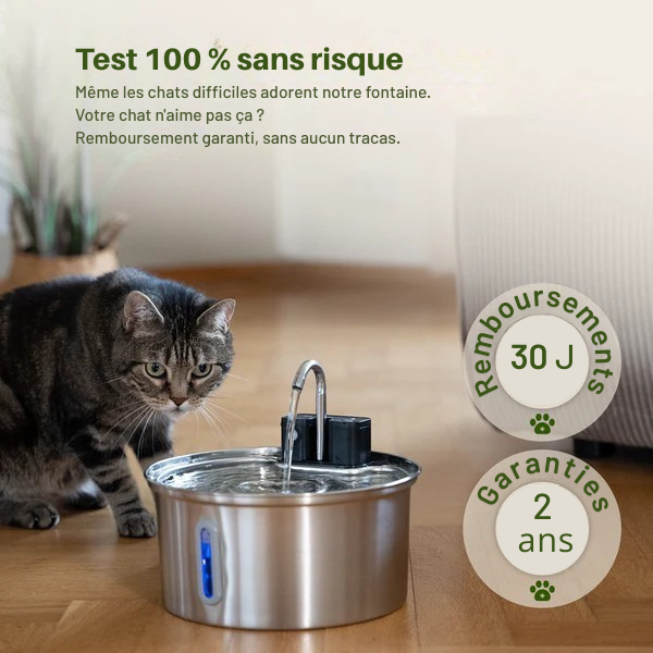 Fontaine à eau pour chats sans fil MINOA 2.0