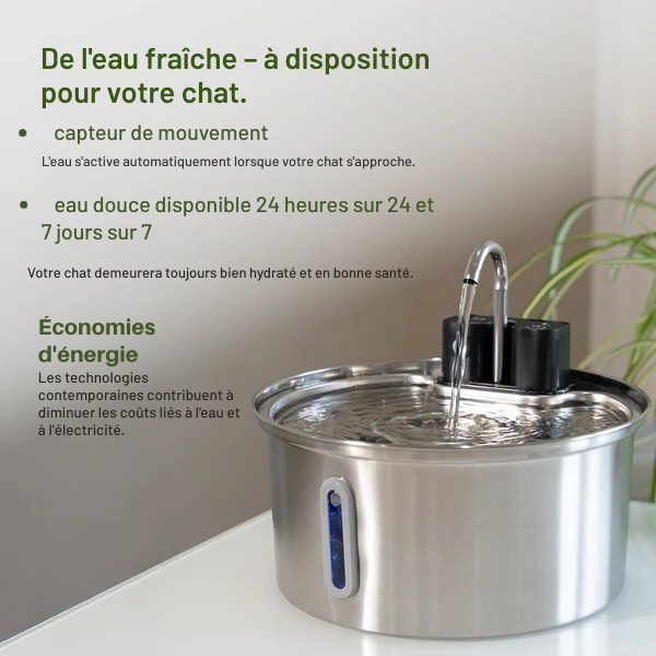 Fontaine à eau pour chats sans fil MINOA 2.0